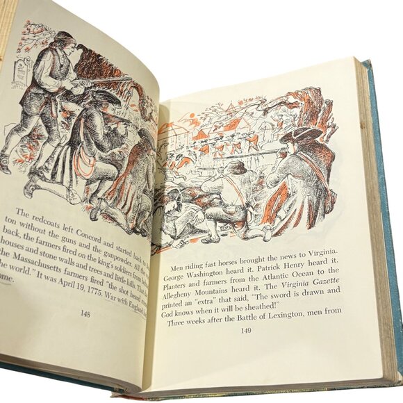 Virginia's History And Geography Hardcover Book 1957 - Picture 7 of 10